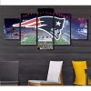NFL New England Patriots US Stadium 5 Panel Canvas
