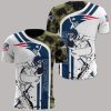 NFL New England Patriots White Camo T-Shirt