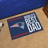 NFL New England Patriots World’s Best Dad Rubber Doormat