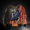 NFL New Orleans Saints American Flag Bomber Jacket V2