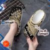 NFL New Orleans Saints Custom Name Black Dots Crocs