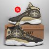 NFL New Orleans Saints Custom Name Limited Version Air Jordan 13 Shoes V2