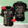 NFL New Orleans Saints Custom Name Number Damn Right Baseball Jersey