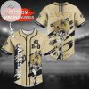 NFL New Orleans Saints Custom Name Number Golden Helmet Baseball Jersey