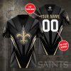 NFL New Orleans Saints Custom Name Number Iron Man T-Shirt