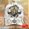 NFL New Orleans Saints Custom Name Tropical Flower Classic Cap