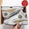 NFL New Orleans Saints Custom Name White Golden Limited Air Jordan 13 Shoes