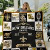 NFL New Orleans Saints Est 1967 Quilt Blanket