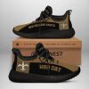 NFL New Orleans Saints Golden Black Who Dat Reze Sneakers