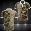 NFL New Orleans Saints Golden Camo Scratch Player Polo Shirt