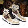NFL New Orleans Saints Golden White Air Jordan 1 High Sneakers V2