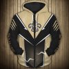 NFL New Orleans Saints Lightning Graphic Zip Up Hoodie