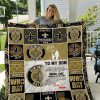 NFL New Orleans Saints Never Lose Quilt Blanket