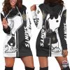 NFL New Orleans Saints Snoopy Lover Women Hoodie Dress