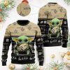 NFL New Orleans Saints Ugly Baby Yoda Edition Sweater