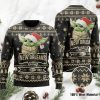 NFL New Orleans Saints Ugly Xmas Baby Yoda Wear Hat Sweater