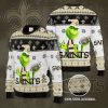 NFL New Orleans Saints White Golden The Grinch Edition Sweater