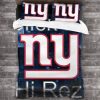 NFL New York Giants Blue White Bedding Set