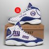 NFL New York Giants Custom Name Air Jordan 13 Shoes V3