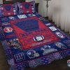 NFL New York Giants Custom Name Blue Red Bedding Set