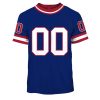 NFL New York Giants Custom Name Number 1988 Vintage Throwback Home Jersey T-Shirt