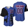 NFL New York Giants Custom Name Number Blue Baseball Jersey V3