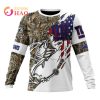 NFL New York Giants Custom Name Number Special Fish Sweatshirt