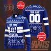 NFL New York Giants Custom Name Number Ugly Christmas Sweater