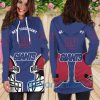 NFL New York Giants Helmet Women Hoodie Dress