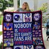 NFL New York Giants Legends Blue Quilt Blanket