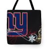 NFL New York Giants Merry Christmas Tote Bag