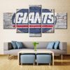 NFL New York Giants Wall Art 5 Panel Canvas