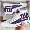 NFL New York Giants White Blue High Top Shoes