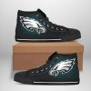 NFL Philadelphia Eagles Black High Top Shoes