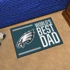 NFL Philadelphia Eagles World’s Best Dad Rubber Doormat