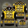 NFL Pittsburgh Steelers All I Want For Ugly Christmas Sweater