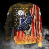 NFL Pittsburgh Steelers American Flag Sweatshirt V2