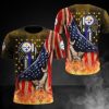 NFL Pittsburgh Steelers American Flag T-Shirt V2