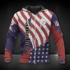 NFL Pittsburgh Steelers American Flag Zip Up Hoodie