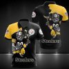 NFL Pittsburgh Steelers Black Golden Limited Polo Shirt