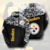NFL Pittsburgh Steelers Black Silver Camo Pullover Hoodie