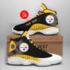 NFL Pittsburgh Steelers Custom Name Air Jordan 13 Shoes V6