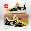 NFL Pittsburgh Steelers Custom Name Black Golden Reze Sneakers