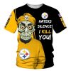NFL Pittsburgh Steelers Cute Death Haters Silence T-Shirt