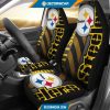 NFL Pittsburgh Steelers Golden Black Car Seat Covers