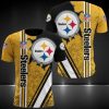 NFL Pittsburgh Steelers Golden Black Logo Special T-Shirt