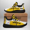 NFL Pittsburgh Steelers Golden Grey Here We Go Reze Sneakers