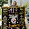 NFL Pittsburgh Steelers Love So Much Quilt Blanket V2