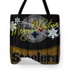 NFL Pittsburgh Steelers Merry Christmas Tote Bag