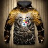 NFL Pittsburgh Steelers Skull Halloween Stone Pullover Hoodie